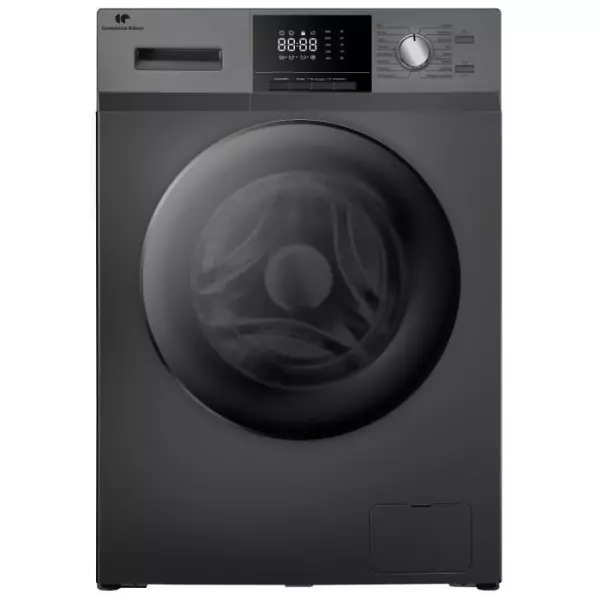Lave-linge hublot CONTINENTAL EDISON CELL10140S2 - 10 kg - Largeur 60 cm - Classe A - 1400 trs/min - moteur induction -Anthracit