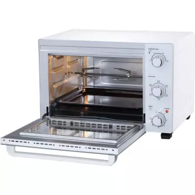 Mini-four électrique 35L blanc Continental Edison - Rotissoire et Convection naturelle