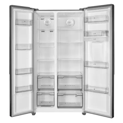 Réfrigérateur Américain Continental Edison - Design Inox - 529L