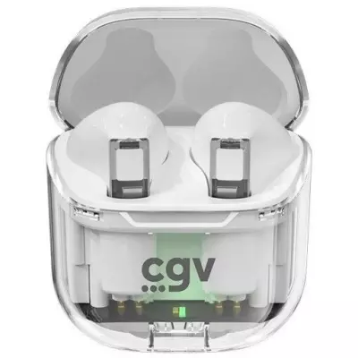 Écouteurs sans fil Bluetooth CGV Urban Ghost Blanc - Autonomie 30h