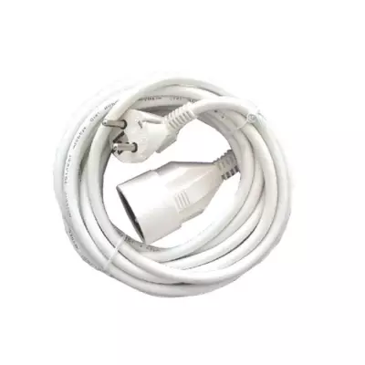 Rallonge électrique CHACON 3 x 1,5 mm² - 10m - Blanc