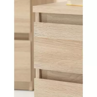 Commode CHELSEA 3 Tiroirs - Chêne naturel - Style responsable