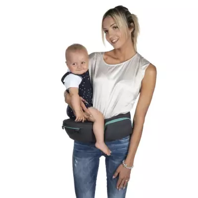 Porte-bébé ergonomique CHICCO - Pirate Black - Ventral/dorsal - 0-15kg