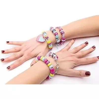 Bracelets arc-en-ciel Clementoni - Jeu de création de bijoux