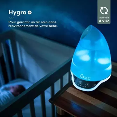 Humidificateur Babymoov HYGRO + - Idéal pour Bébé - Compact