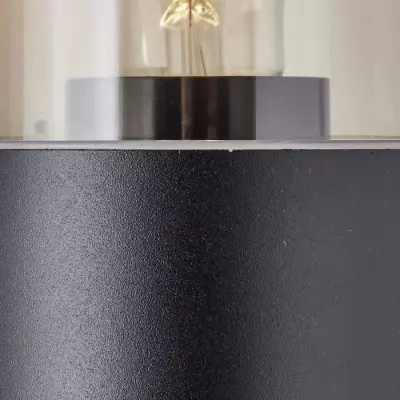 Applique extérieure SERGIORO BRILLIANT noir dépoli - Design moderne - 2xE27 20W