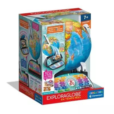 Globe interactif Exploraglobe - Voyage en temps réel