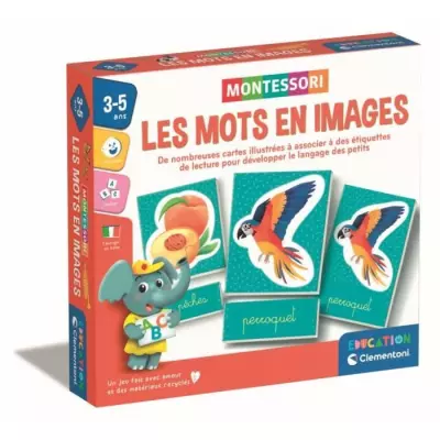Jeu éducatif Montessori Clementoni - Développement du lexique - Dès 3 ans