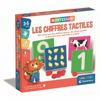 Clementoni Les chiffres tactiles - Montessori