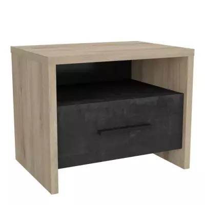 Table de chevet DEMEYERE 1 tiroir - Chêne Kronberg - Tendance Colorado