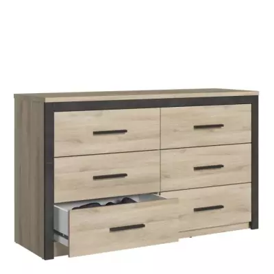 Commode 6 tiroirs Colorado - Design chic et éco-responsable