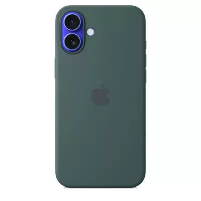 Coque iPhone 16 Plus Silicone avec MagSafe - Vert Lac