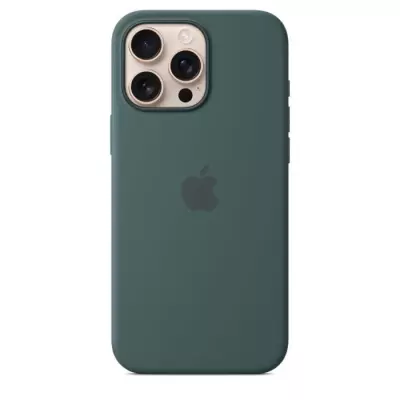 Coque Silicone MagSafe pour iPhone 16 Pro Max - Lake Green