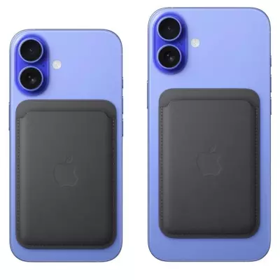 Coque iPhone Portefeuille FineWoven avec MagSafe - Bleu Profond