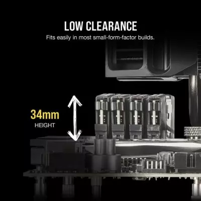 CORSAIR Mémoire PC DDR4 64GB (2*32) low profile - Performances exceptionnelles