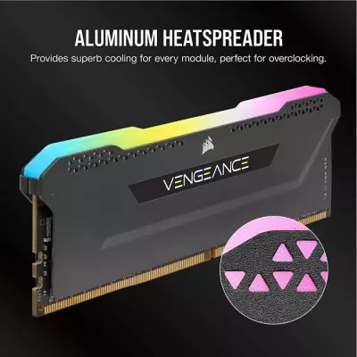 Mémoire RAM CORSAIR Vengeance RGB Pro SL DDR4 16GB - Noir