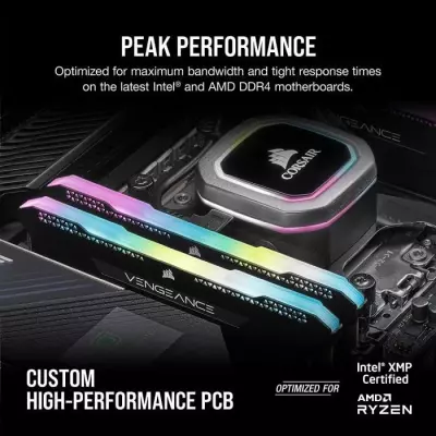 Mémoire RAM CORSAIR Vengeance RGB Pro SL DDR4 32GB 3600MHz - Performances incroyables
