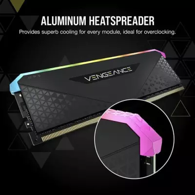 Mémoire RAM CORSAIR Vengeance RGB RS DDR4 16GB - 3600 MHz