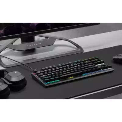 Clavier gaming mécanique-optique Corsair K60 RGB PRO TKL OPX