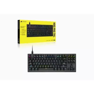 Clavier gaming mécanique-optique Corsair K60 RGB PRO TKL OPX