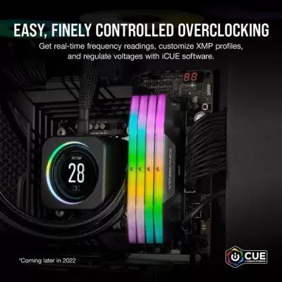 Mémoire RAM CORSAIR Vengeance RGB DDR5 - 32GB - 5200MHz
