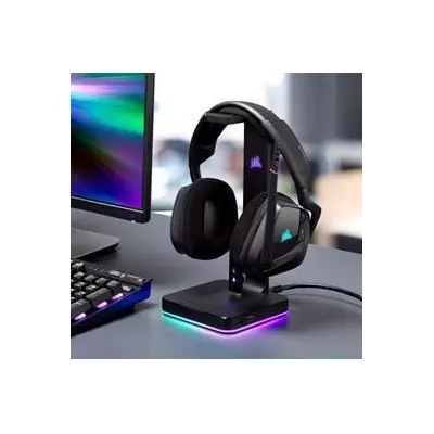 Support premium pour casque gaming avec son surround 7.1 - CORSAIR ST100 RVB