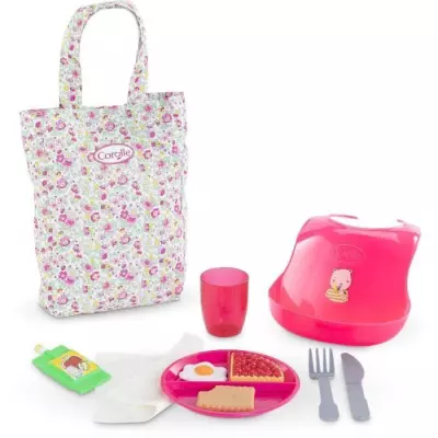 Accessoires poupon Corolle - Grand Coffret Repas - 11 accessoires