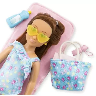 Coffret Zoé à la plage - Poupée mannequin 28 cm