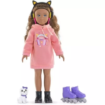 Poupée mannequin Corolle Melody Music & Mode - 28 cm - 4 accessoires