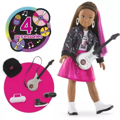 Poupée mannequin Corolle Melody Music Studio 28 cm - 4 accessoires