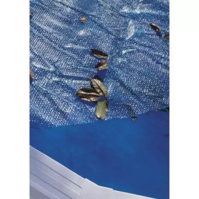 Bâche été à bulles pour piscine autoportante 6,10x3,75m - 0,18mm