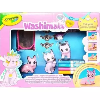 Coloriage - CRAYOLA - Washimals Pastel Princess Pets - Personnalisation ludique!