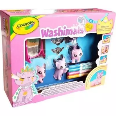 Coloriage - CRAYOLA - Washimals Pastel Princess Pets - Personnalisation ludique!