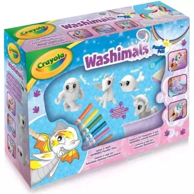 Crayola Washimals Animaux fantastiques - Coffret coloriage lavable 