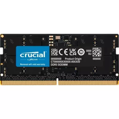 Mémoire RAM CRUCIAL DDR5-4800 SODIMM 16 Go - Performance ultime