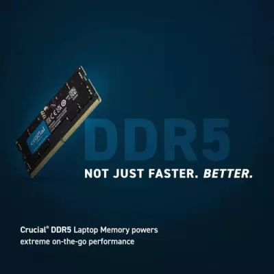 Mémoire RAM CRUCIAL DDR5-4800 SODIMM 16 Go - Performance ultime
