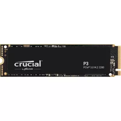 Disque Dur SSD CRUCIAL P3 4 To NVMe PCIe M.2 3D NAND - Performances ultimes
