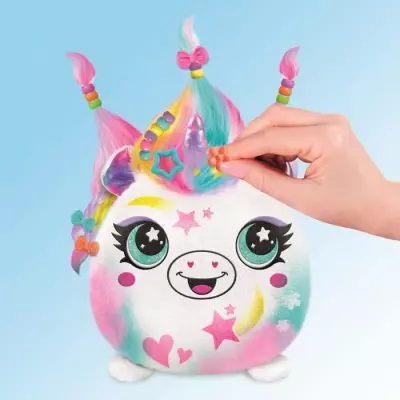 Personnalisez et Décorez avec Canal Toys - Airbrush Plush - Peluche Squishy Hair'iffic