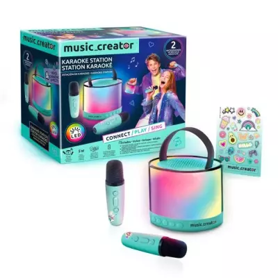 Canal Toys - Music Creator: Mini Station Karaoké - Enceinte Lumineuse