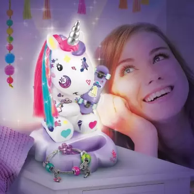 Illuminez vos nuits avec la Lampe Licorne Cosmique !