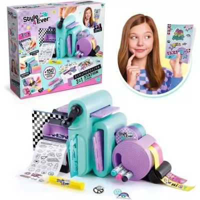 Canal Toys Studio de Scrapbooking 3 en 1 - Personnalise Carnets et Déco