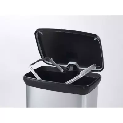 Poubelle à pédale CURVER - 50L - Métal recyclé