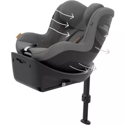 Siège Auto Sirona G i-Size - Lava Grey - CYBEX - Compact et Sécurisé