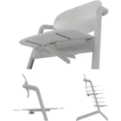 Chaise haute évolutive LEMO 2 - Pack 3 en 1 - Bleu