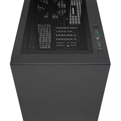 Boîtier PC Moyen Tour DEEPCOOL CH510 (Noir) - E-ATX/ATX/Micro ATX - Verre trempé