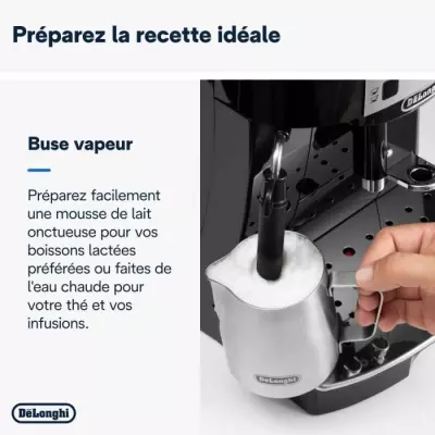 Machine à café expresso avec broyeur Delonghi MAGNIFICA S ECAM22.140.B NOIR - Compact et performant