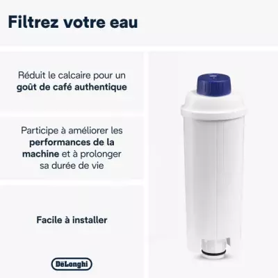Filtre à café Delonghi Cartouche filtre DLSC002 - Accessoire petit déjeuner