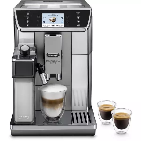 DELONGHI ECAM650.55.MS Expresso broyeur connecté PrimaDonna Elite - Gris