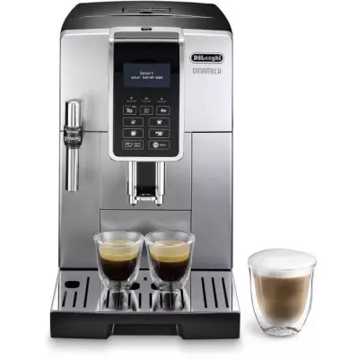 Machine à café expresso automatique avec broyeur - DELONGHI DINAMICA ECAM 350.35.SB Silver