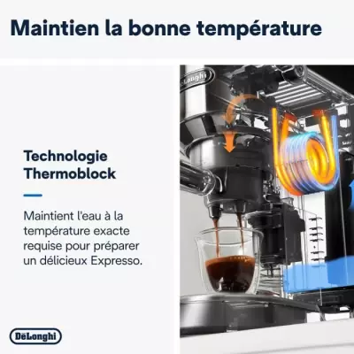 Machine expresso compacte DELONGHI EC685.R Dedica Style - Rouge